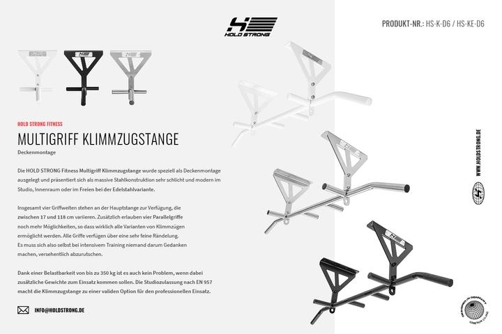 Produktbild Hold Strong Multigriff Klimmzugstange für die Deckenmontage