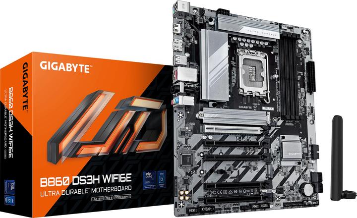 Actual product image Gigabyte B860 DS3H WIFI6E (LGA 1851, Intel B860, ATX)