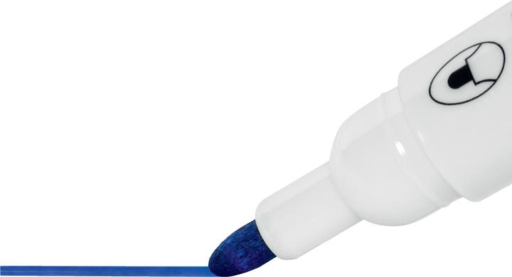 Actual product image Nobo Glide Whiteboard Pen (Blue, 2 mm, 10 x)