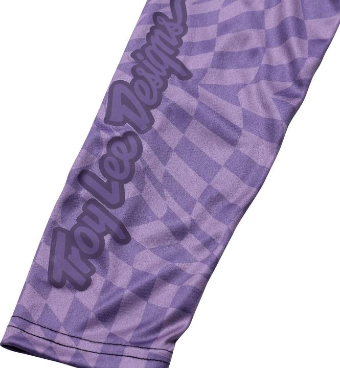 Image du produit Troy Lee Designs Womens Lilium LS Jersey, Twisted Checkers, deep purple, XL (XL)