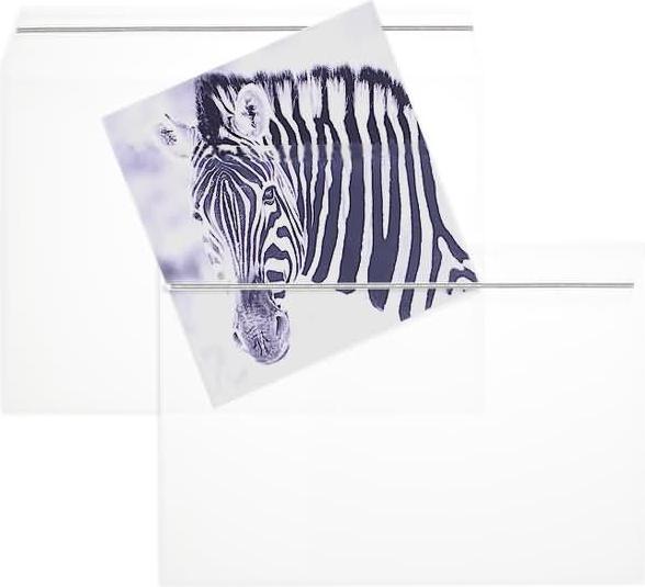 Produktbild Blanke Briefumschläge Offset transparent C5 100 my haftklebend VE=100 Stück transparent (162 x 229 mm, 100 x)