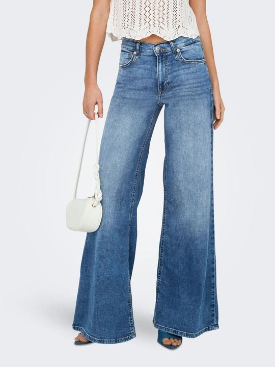 Immagine prodotto Only ONLCALIFORNIA Mittlere Taille Weiter Beinschnitt Jeans Jeans mit weitem Bein (W27/L34)