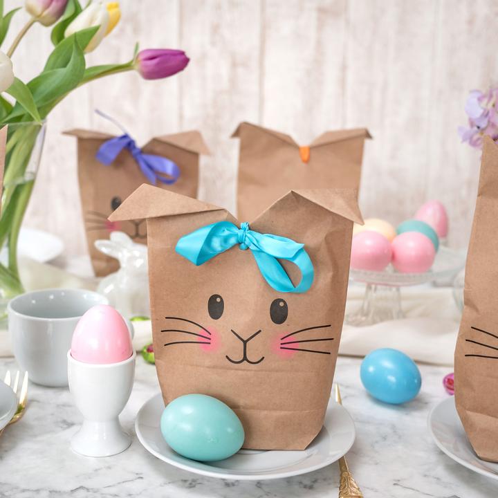 Image du produit Papierdrachen Sacs imprimés avec des motifs de lapin