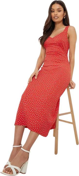 Immagine prodotto Dorothy Perkins Vestito Midi Piccola A Pois Bretelle Donna (40 D)