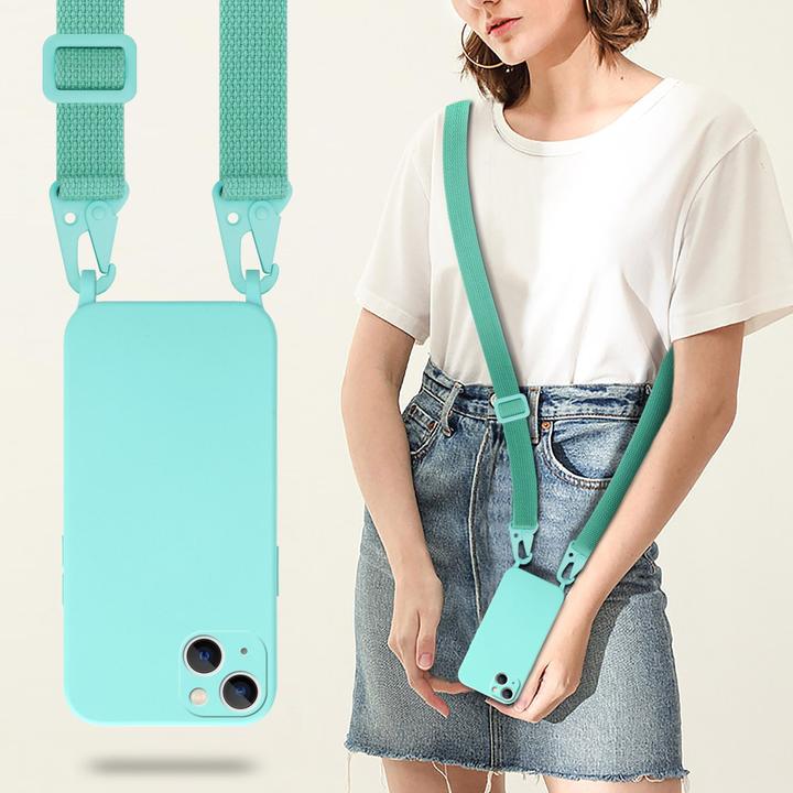 Produktbild Cadorabo Handykette für Apple iPhone 14 PLUS im TPU Handy Kette Liquid Style (Apple iPhone 14 Plus)