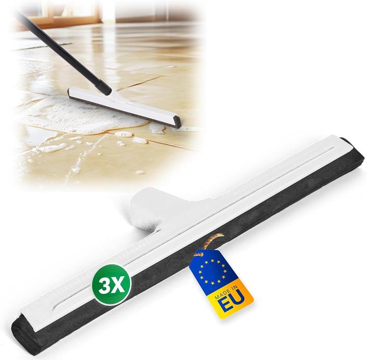 Image du produit Novaliv 3X Wasserschieber Bodenabzieher Kunststoff 43 cm Dusche Terasse Auto Abzieher Fenster Profi (1 pcs)