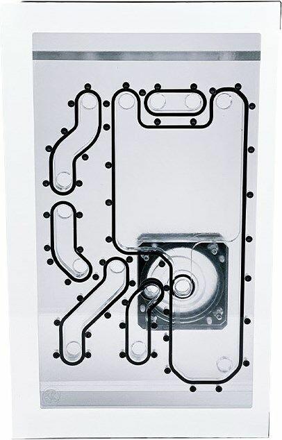 Immagine prodotto Stealkey Customs Lian Li O11D Mini Front MK2 D5 Distroplate - Acrilico - Bianco