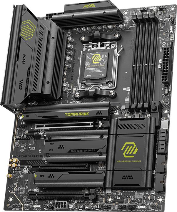 Actual product image MSI MAG X870E TOMAHAWK WiFi (AM5, AMD X870E, ATX)
