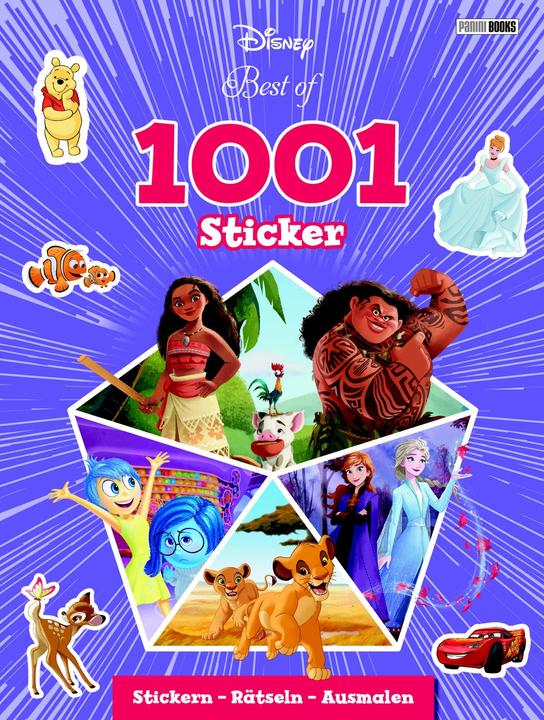 Produktbild Panini Disney Best of: 1001 Sticker - Stickern - Rätseln - Ausmalen