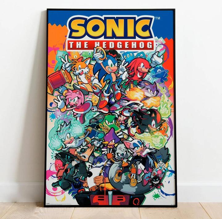 Actual product image Sonic The Hedgehog Poster figures (91 x 61 cm)
