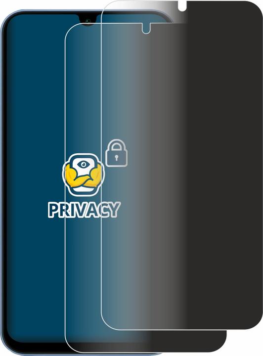 Produktbild BROTECT Sichtschutzfolie Anti-Spy Privacy Folie Blaulicht-Schutz (2 Stück, Samsung Galaxy A15 5G)