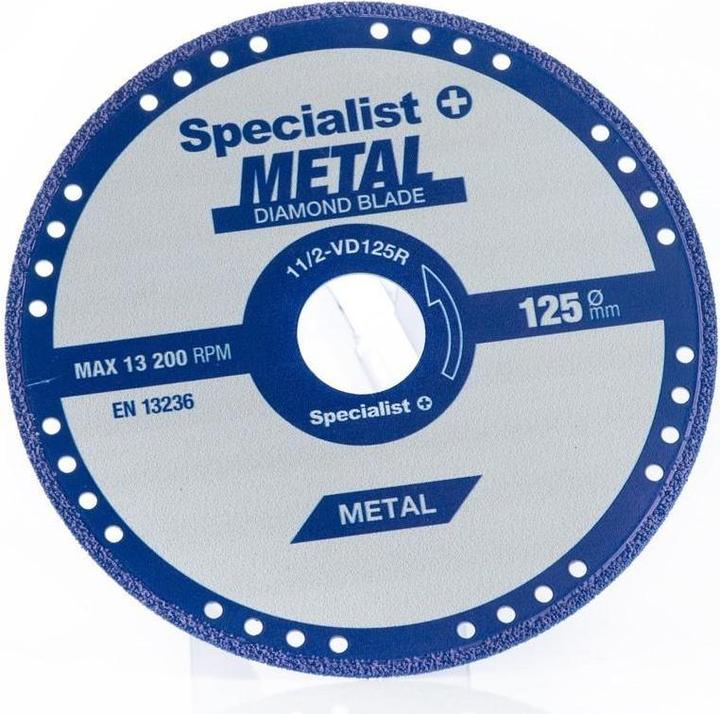 Actual product image Diamond cutter disc for metal 125x1.4x22.23 mm