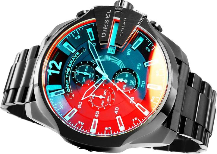 Actual product image Diesel Mega Chief (Analogue wristwatch, Chronograph, 51 mm)