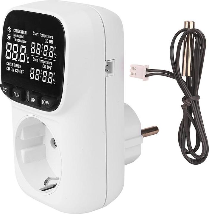Produktbild Offgridtec Temperaturregler für Steckdose mit Digitalanzeige und externem Sensor