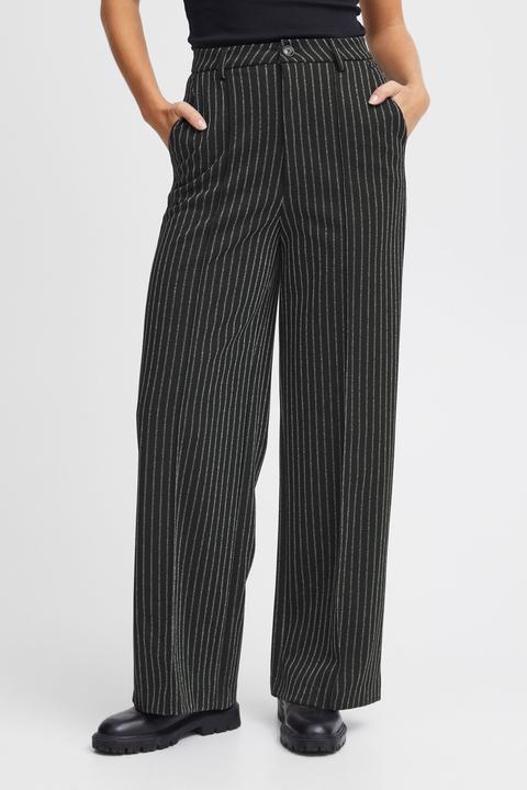 Actual product image Pulz Jeans Pulz - PZKIRA LUREX HW Pants Wide Leg - Trousers - 50207741 (XL)