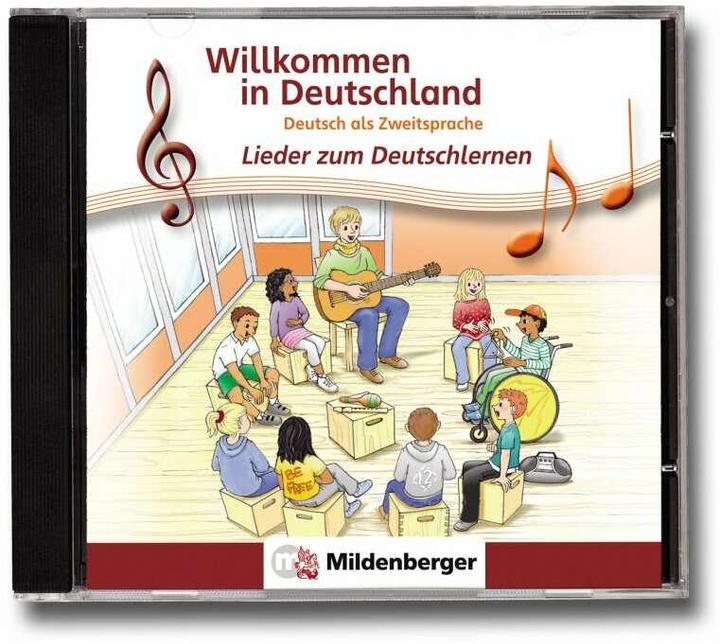 Actual product image Willkommen in Deutschland – Lieder zum Deutschlernen, CD (German, Hartmut Quiring, 2023)