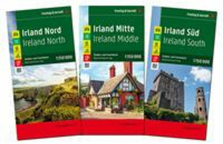 Irland, Strassen- und Freizeitkarten-Set 1:150.000, freytag & berndt