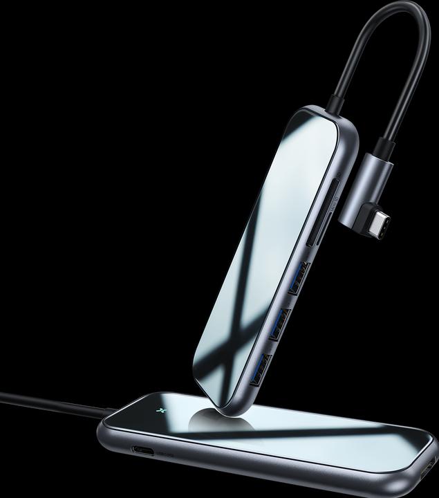 Immagine prodotto Baseus Mozzo multifunzionale serie Mirror (USB-C, 7 Porti)