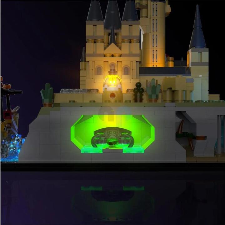 Image du produit Light my bricks LMB 2.0 Jeu de lumières LED pour LEGO 76419 Harry Potter Château de Poudlard avec terrain du château