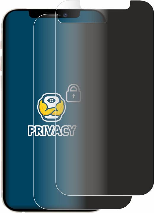 Actual product image BROTECT Anti-spy privacy film Blue light protection film (2 Piece, Apple iPhone 12 Pro)