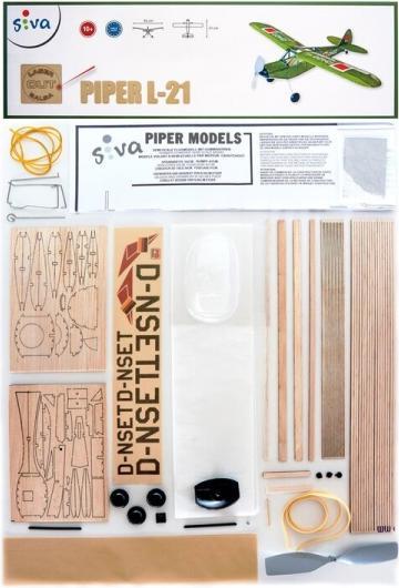 Image du produit Siva FF PIPER L-21B modèle à moteur caoutchouc