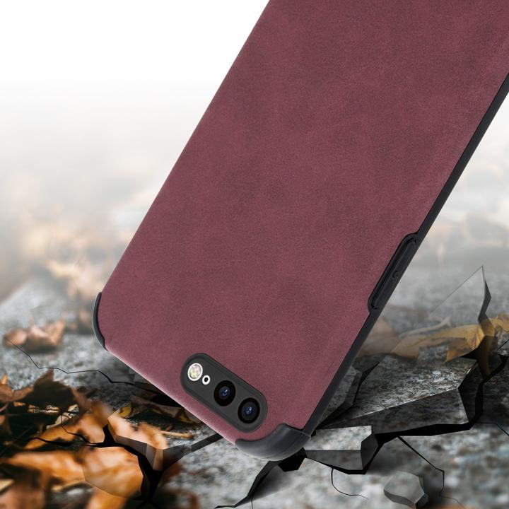 Image du produit Cadorabo Housse pour Apple iPhone 7 PLUS / 7S PLUS / 8 PLUS en cuir mat TPU style LM161 (Apple iPhone 7 Plus, Apple iPhone 7s Plus)
