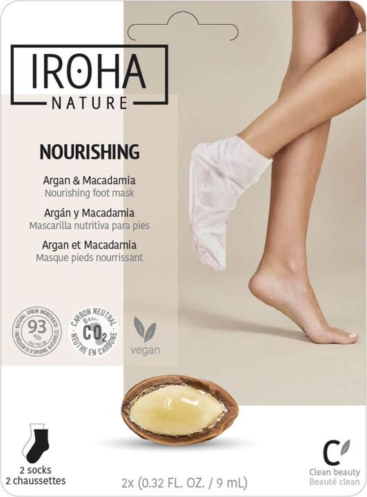 Image du produit Iroha Nature Nature - Masque pour les pieds Chaussettes Nourrissantes (Masque de pied, 18 ml)