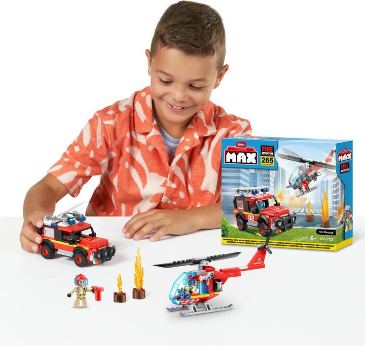 Produktbild Zuru Feuerwehrauto Max City 265-Teilig