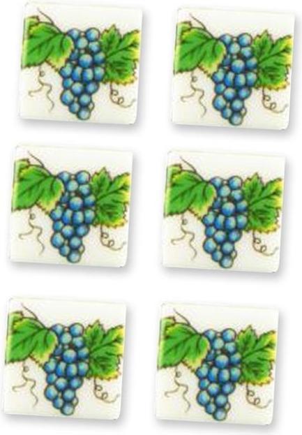 Image du produit Reutter 001.791/5 - Carreaux "Raisins", 6 pièces, miniatures