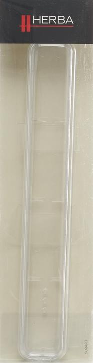 Image du produit Herba Boîte à brosses à dents transparente avec bord argenté (1 x)