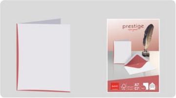 Produktbild Elco Doppelkarten mit Briefumschläge Prestige (C7, A7, 7 x)