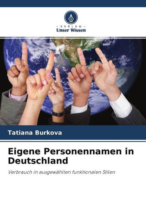 Actual product image Eigene Personennamen in Deutschland (German, Tatiana Burkova, 2021)