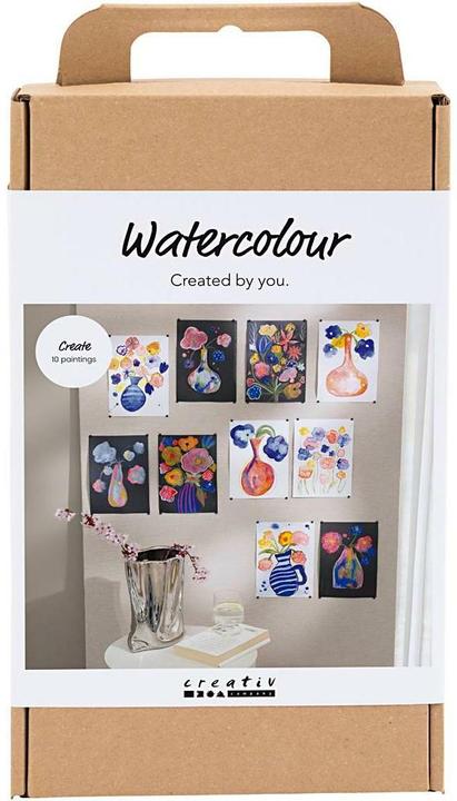 Creativ Company Wasserfarbe Bastelset für 10 Bilder (Mehrfarbig)