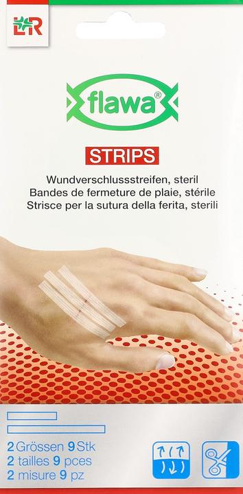 Actual product image Flawa STRIPS Wundverschlussstreif 2 Gr 9 (9 x)