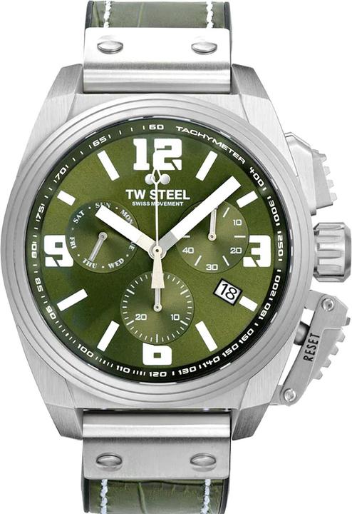 TW-Steel TW1116 Canteen Herren Chronograph 46mm 10ATM (Chronograph, 46 mm)
