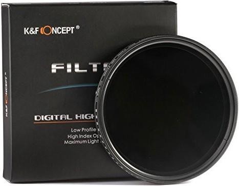 K&F Concept Variable ND filter (55 mm, Neutral density filter)