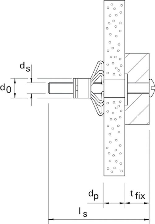 Actual product image Fischer Cavity metal dowel HM (50 pcs.)