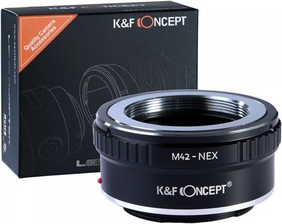 K&F Concept Adattatore per obiettivi con attacco Sony NEX