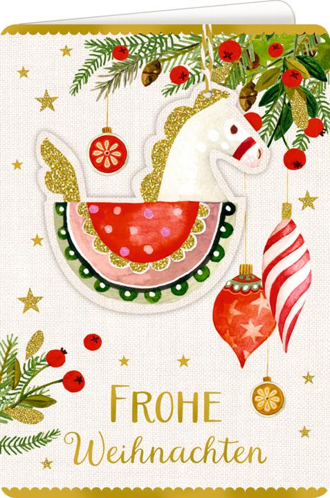 Actual product image Christmas card with tag