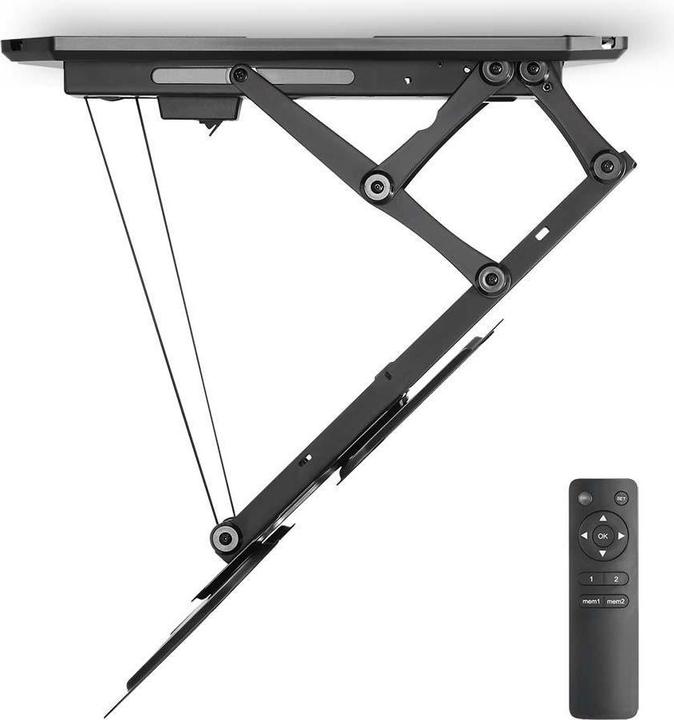Produktbild Nedis Motorbetriebene Deckenhalterung für TV-Geräte - 23 – 55 Zoll - Max. 30 kg - 2 voreingestell (Decke, 55", 30 kg)