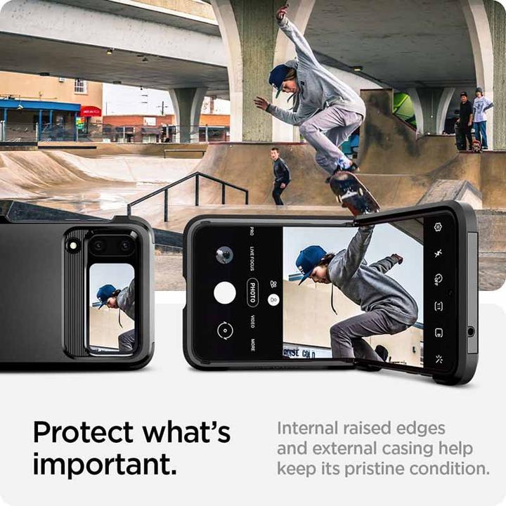 Actual product image Spigen Tough Armor (Samsung Galaxy Z Flip4)