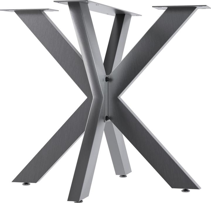 Actual product image CLP Biloxi steel table legs in star shape