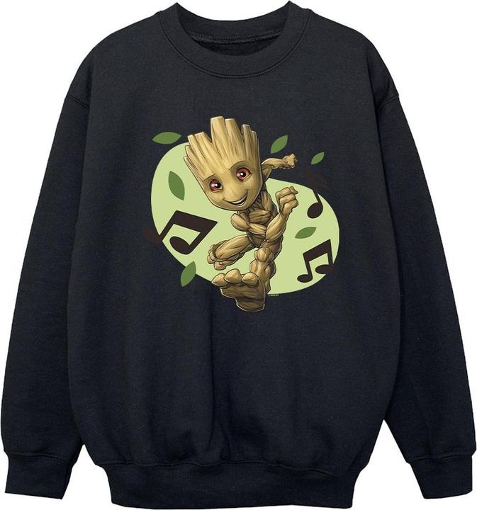 Produktbild Guardians Of The Galaxy Groot Musical Notes Sweatshirt Mädchen (128)