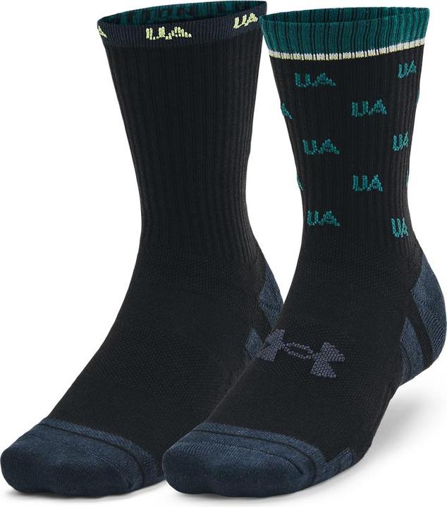 Under Armour Perf Cotton 2-pack socks Mid (L)
