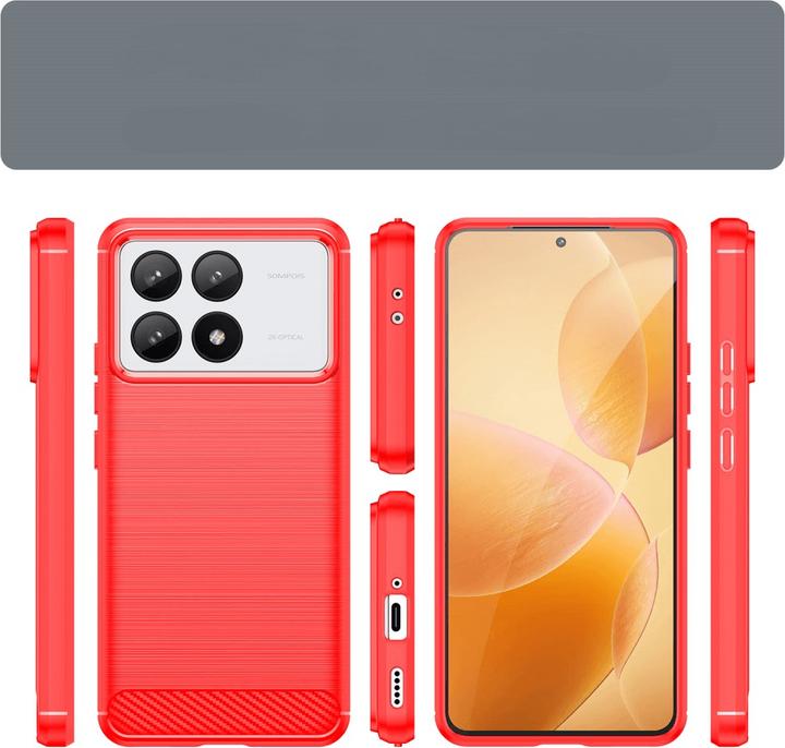 Image du produit Cover-Discount Xiaomi Poco F6 Pro - Coque Métal Carbone (Xiaomi Poco F6 Pro)