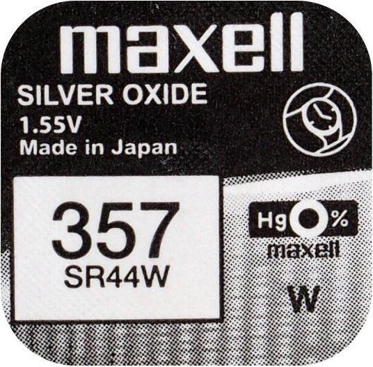 Produktbild Maxell 357 / SR44W - Uhrenbatterie (1 Stk., SR44, 28L, 165 mAh)
