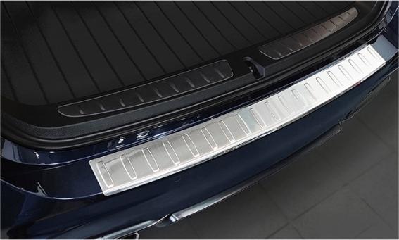 Avisa Edelstahl Ladekantenschutz für BMW 3er Touring (Kombi) ab 2012 bis 2019 (Heck)