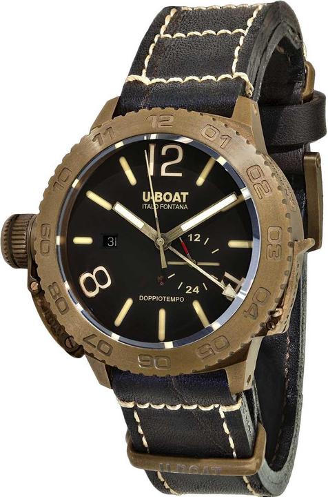 Immagine prodotto U-Boat 9008 Doppiotempo Bronzo Automatico 46mm 10ATM (Fatto in Svizzera, 46 mm)