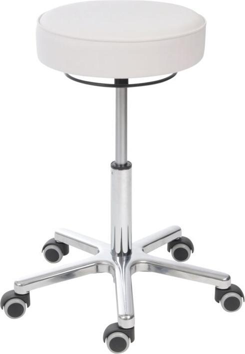 Immagine prodotto Lotz ® Sgabello girevole in alluminio con doppie ruote