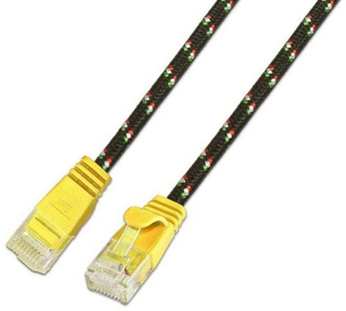 Actual product image Wirewin Slim Toughkabel: UTP, 3m, yellow (U/UTP, CAT6, 3 m)